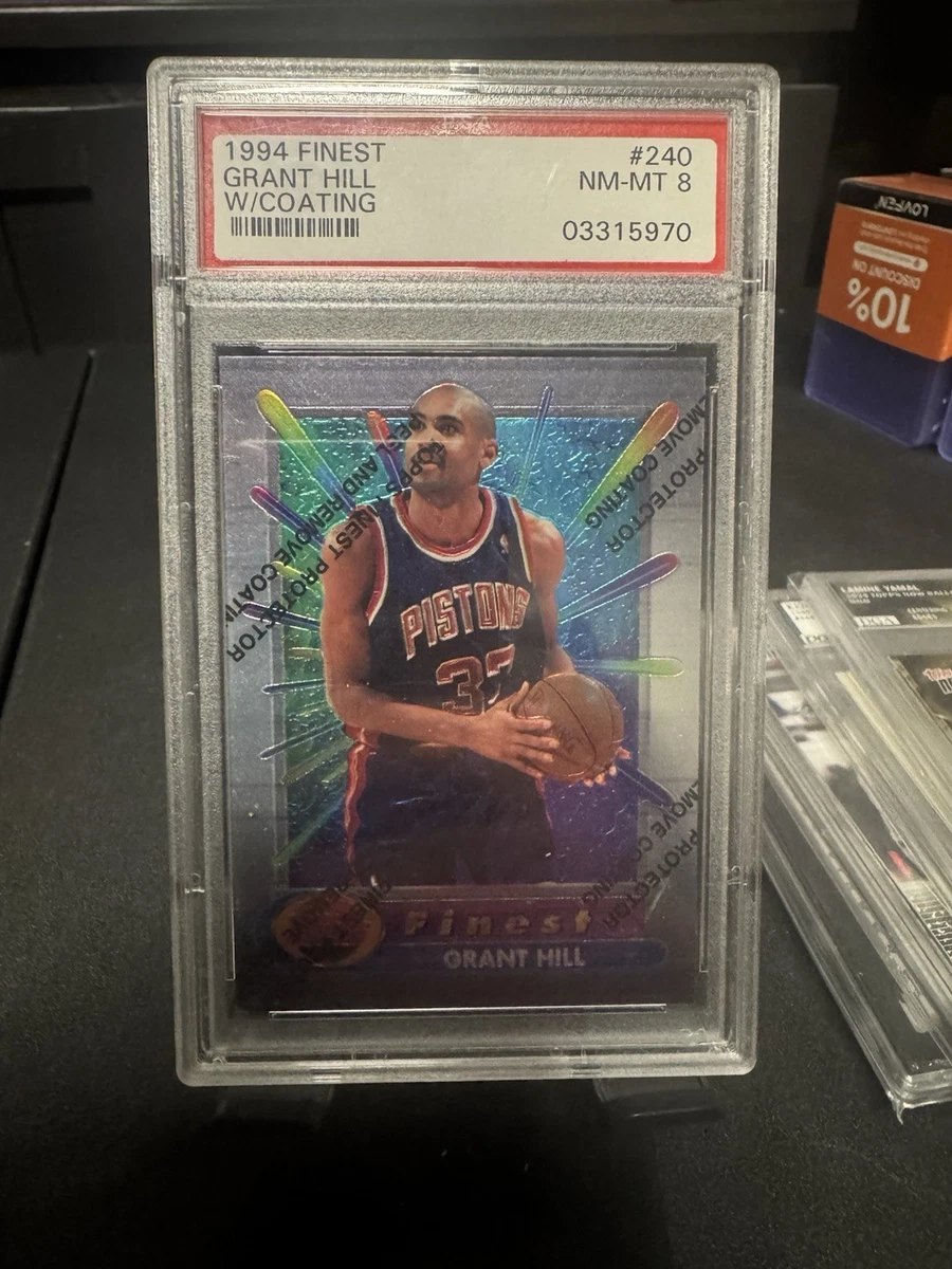 Grant Hill Detroit Pistons Basketball Grade 8 Sports Trading Cards