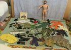 Vtg 1960's G.I. Joe Action Figure Lot~Figure/Locker Box/Clothes/Accessories~LOOK