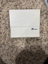 Vintage Fellowes 3.5" Floppy Disk Library Case Storage Box Slim Portable 10-disc