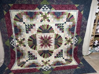OMG Stunning! Vintage Inspired Kaleidoscope Patchwork Quilt 101x98 king #607