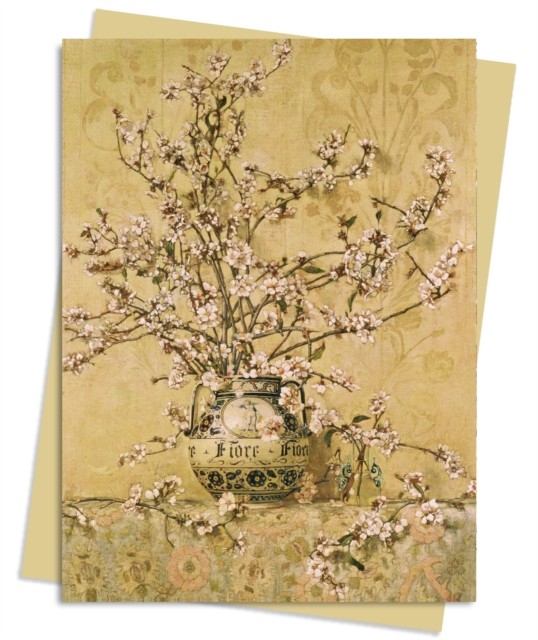 Charles Coleman: Apple Blossom Greeting  by Flame Tree Studio CARDS / POSTCARDS
