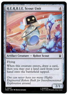 H.E.R.B.I.E. Scout Unit - 0247 - Marvel Super Heroes MSH - MTG NM/M