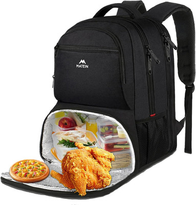 Lunch Backpack for Men, 17 Inch Insulated Cooler Backpack with Lunch Compartment