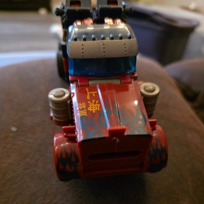 Transformers Movie ROTF Voyager Class Optimus Prime Twin Blaster 2008 