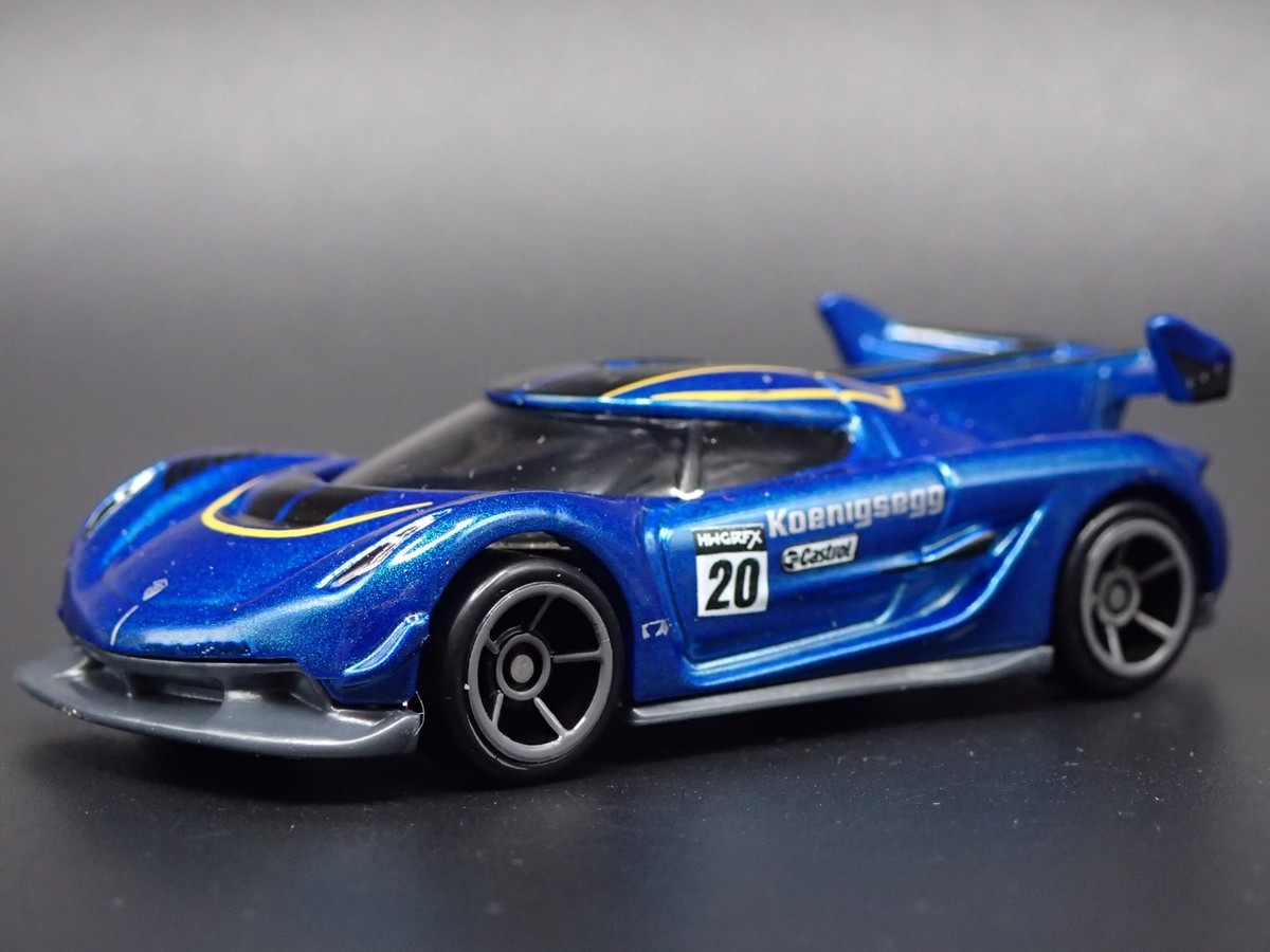 新発売 FrontiArt ケーニグセグ jesko ブルー カーボン ミニカー