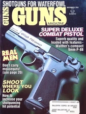 Guns Magazine December 1992 Super Deluxe Combat Pistol, Shotguns for Waterfowl