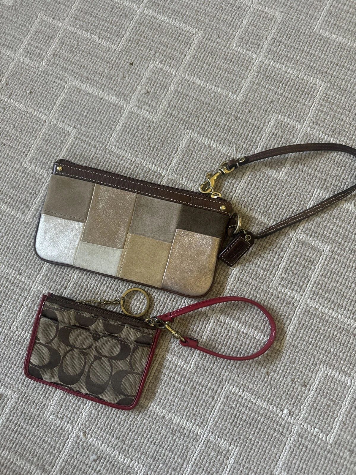 Portafoglio Coach pochette da polso pochette lotto di 2 usati