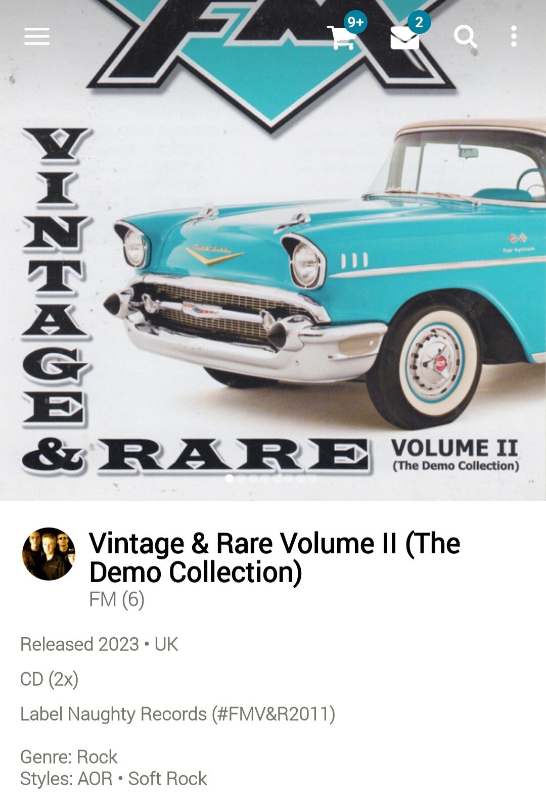 FM - Vintage & Rare II Unreleased Demos 2xCD 2023 AOR Melodic Rock Last Copy