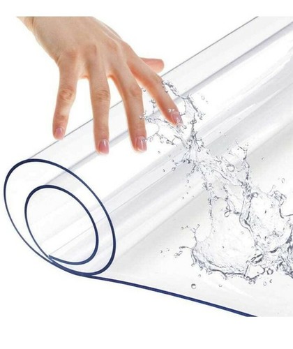 Leoewo- 24x36 Inch Clear Plastic Table Protector Dining Tablelcloth Vinyl Topper - Picture 3 of 7