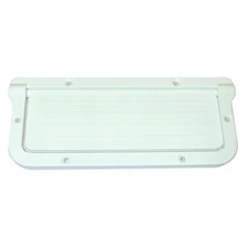 T.H. MARINE LRS-2-DP Large RECTANGULAR SCUPPER-WHITE LRS-2-DP