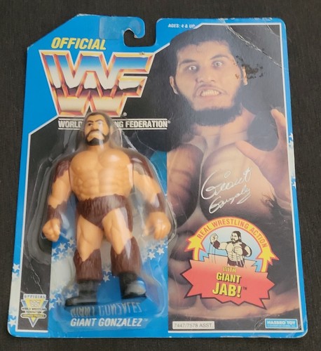 WWE/ WWF Hasbro GIANT GONZALEZ  series 10 US blue ...