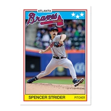 2023 Throw Back Thursday Set 22 #66 Spencer Strider- Free Shipping Always!