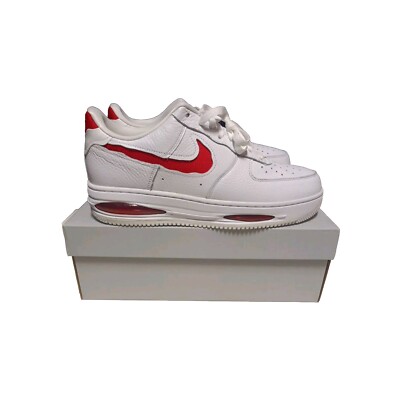 Nike Air Force 1 Low EVO White/University Red Mens Size 11 HF3630-109 NIB