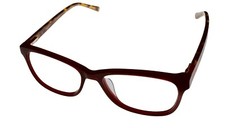 Escada Women's Eyewear Plastic Burgundy Rectangle Frame, VESD43K. 09GR 52mm