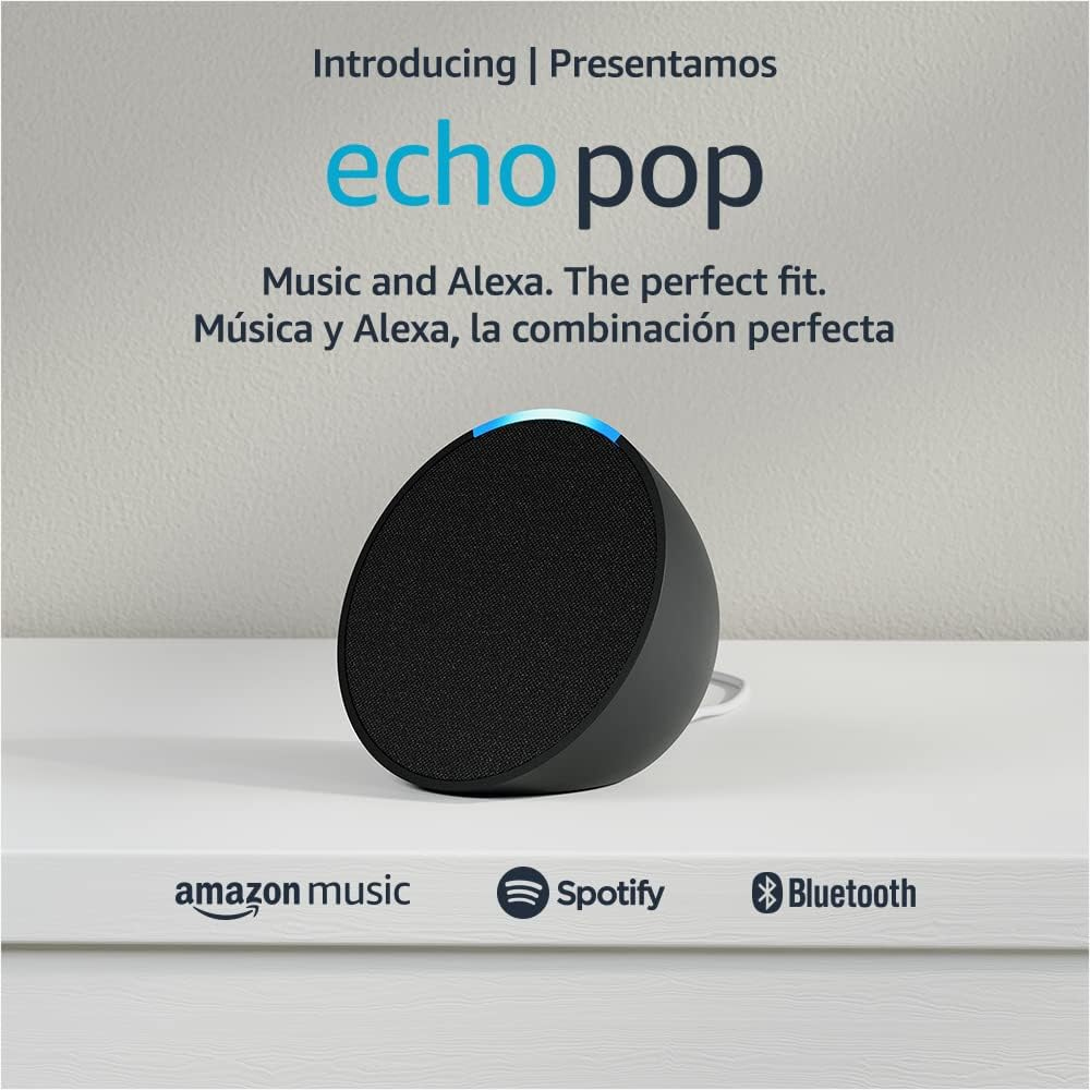 Compact Smart Speaker, Full Sound, International Version, Charcoal-image