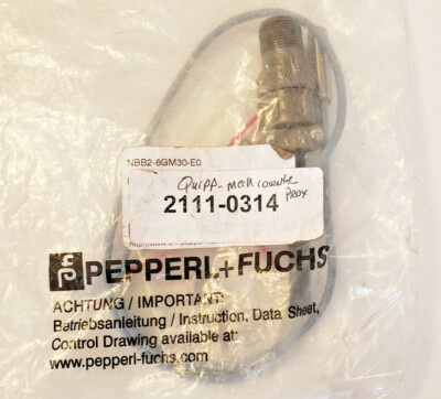 NOS Pepperl+Fuchs Proximity Sensor NBB2-8GM30-E0 US SELLER