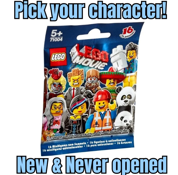 NEW & SEALED The Lego Movie Collectible Minifigures 71004 - Pick Your Character! - Image 2 of 3