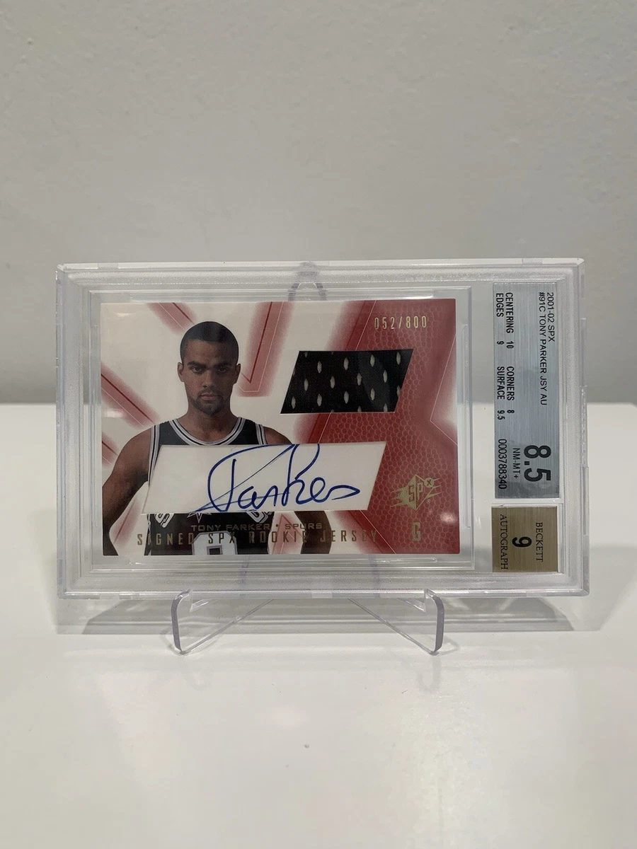 Tony Parker Basketball Autographed Sports Trading Cards