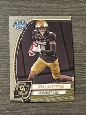 2024 Bowman Chrome University #186 Will Sheppard Colorado Buffalos