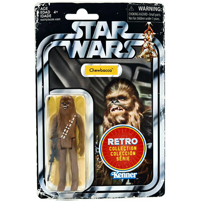CHEWBACCA FIGURE STAR WARS 2018 THE RETRO COLLECTION HASBRO KENNER WOOKIEE OVP