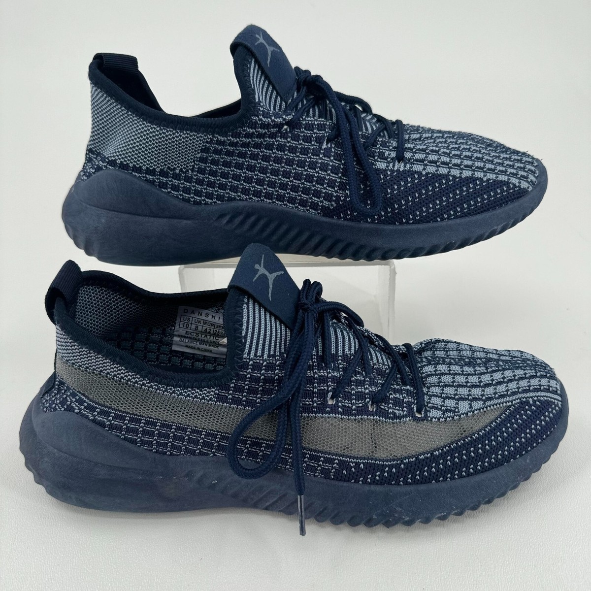 Danskin Ecstatic WOMENS Navy Blue Lace Up Athletic Shoes Sneakers SIZE 10