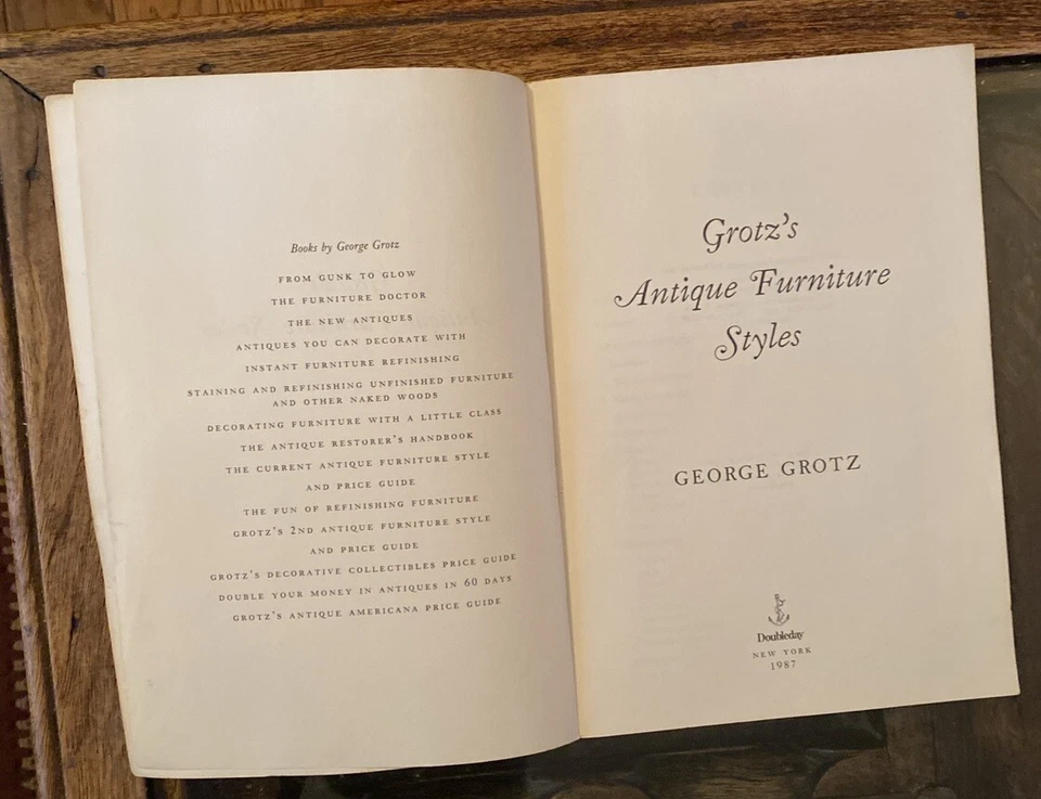 Antique Furniture Periods Styles Types American English French / Scholarly Book - Image 4 of 4