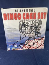 NEW Deluxe Metal Bingo Cage Set Cardinal Brand Game