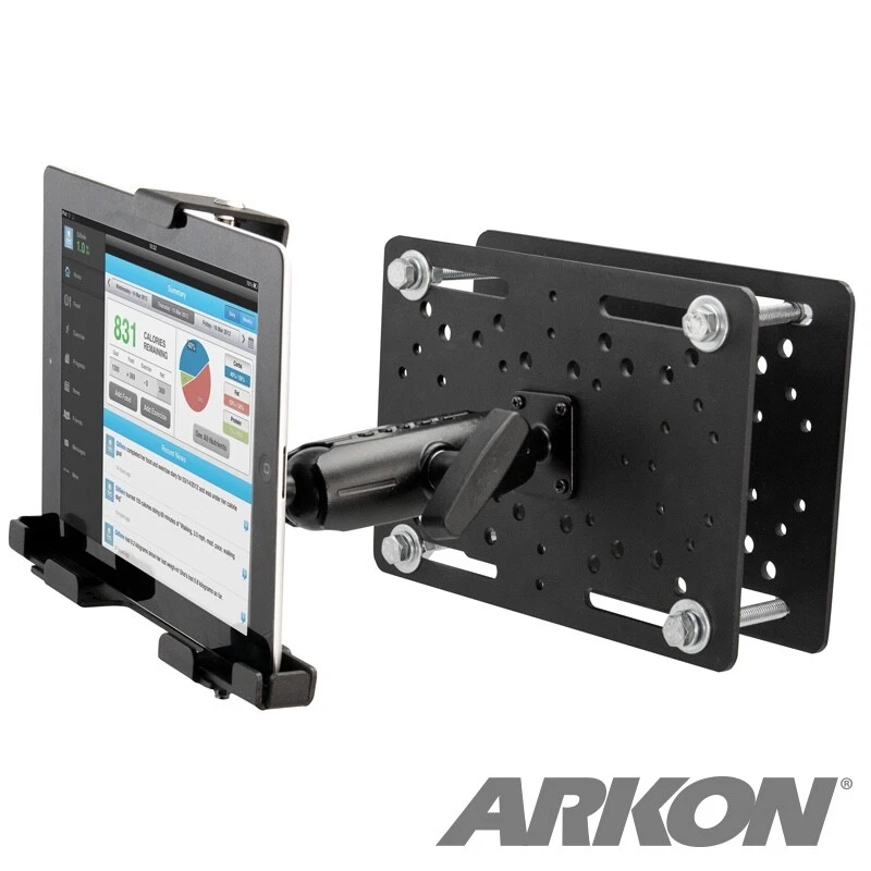 ARKON FLRM38TAB4 38mm Robust Forklift Locking Tablet Mount Retail Black - Image 2 of 4