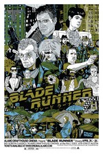 BLADE RUNNER MONDO POSTER TYLER STOUT RIDLEY SCOTT HARRISON FORD RUTGER HAUER