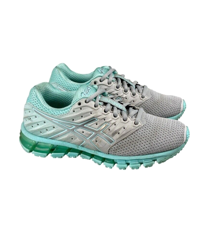 Asics Gel Quantum 180 Womens Size Running Shoes Teal Aqua Gray