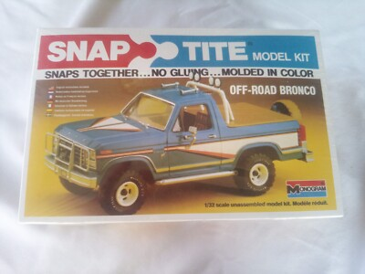 #ad Rare Unopened VintageMonogram SnapTite Bronco 1:32 Scale Unopened ModelKit 81 $99.99