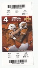 2014 TEXAS LONGHORNS VS IOWA STATE CYCLONES TICKET STUB 10/18 COLLEGE FOOTBALL