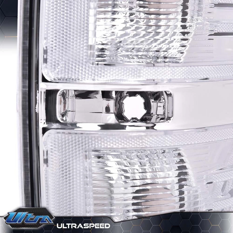 Luces traseras cromadas/transparentes 2 piezas aptas para camioneta Ford F-150 09-14 luces de freno Foto 4 de 4