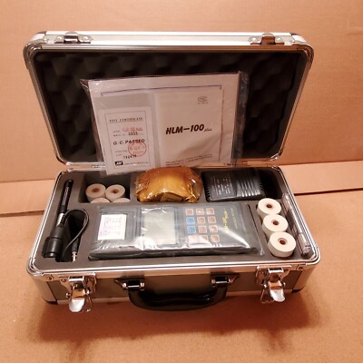 HLM-100 HARDNESS HLM 100 Plus Hardness Tester w/ mini Printer - NEW in Case