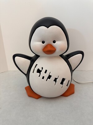 Ceramic Penguin Lamp Night Light - Chill - 10