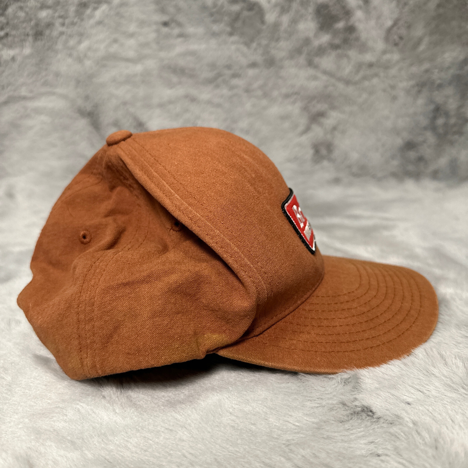 Brixton Company Hat Brown Patch Snapback Canvas A… - image 5