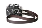 Genuine Leather Neck Strap f Rolleiflex 2.8F 2.8E 3.5F 3.5E 3.5T 2.8GX/FX Brown