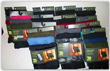 All in Motion 3PR MESH PANEL BOXER BRIEFS flat seam Plush band Wicking LONG/REG