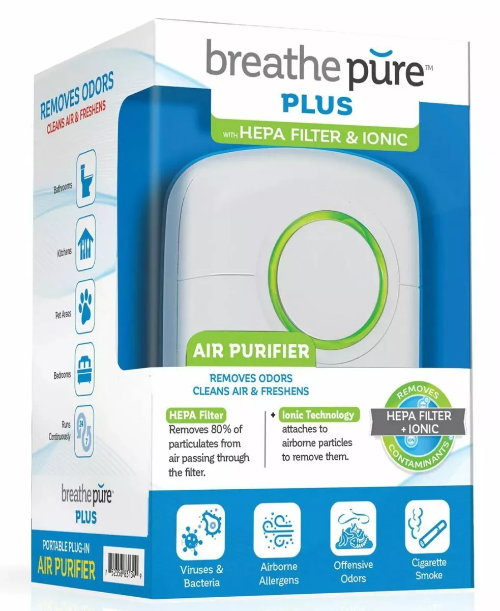 Breathe pure plus portable air purifier deals