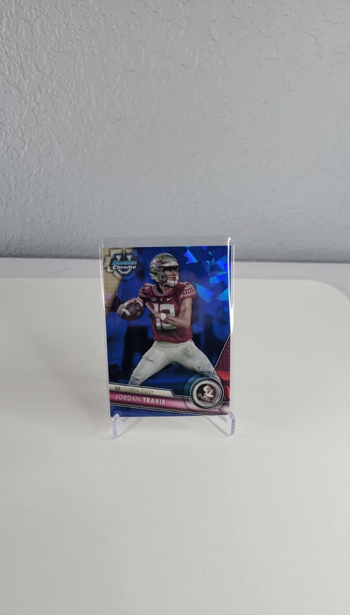 Jordan Travis 2023 Bowman University Chrome Sapphire #66 Florida State