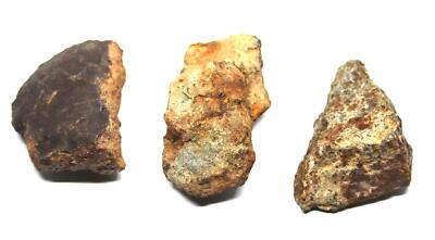 Chondrite Moroccan Stony Meteorite Lot of 3 ''C'' grade Genuine 17480