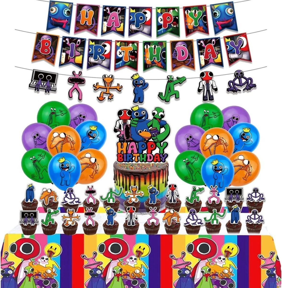 Rainbow Friends Party Ideas, Photo 5 of 12 in 2023