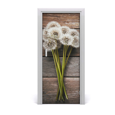 Tulup Türaufkleber 85x205 cm Dekorative - Ein Strauß von Löwenzahn