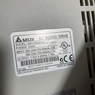 Delta ASD-B0221-A Servo Driver ASDB0221A Expedited Shipping NEW