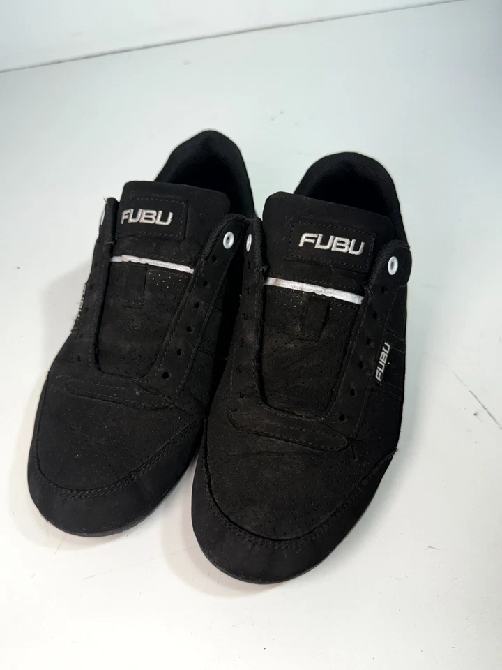 Fubu Kole II Womens Sneaker US 7 Black Memory Foam Lace Up Athletic Leisure - Image 2 of 4