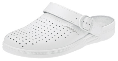 ABEBA Berufsschuhe Original Clog weiß Schuhe Hausschuhe Slipper Arbeitsschuhe