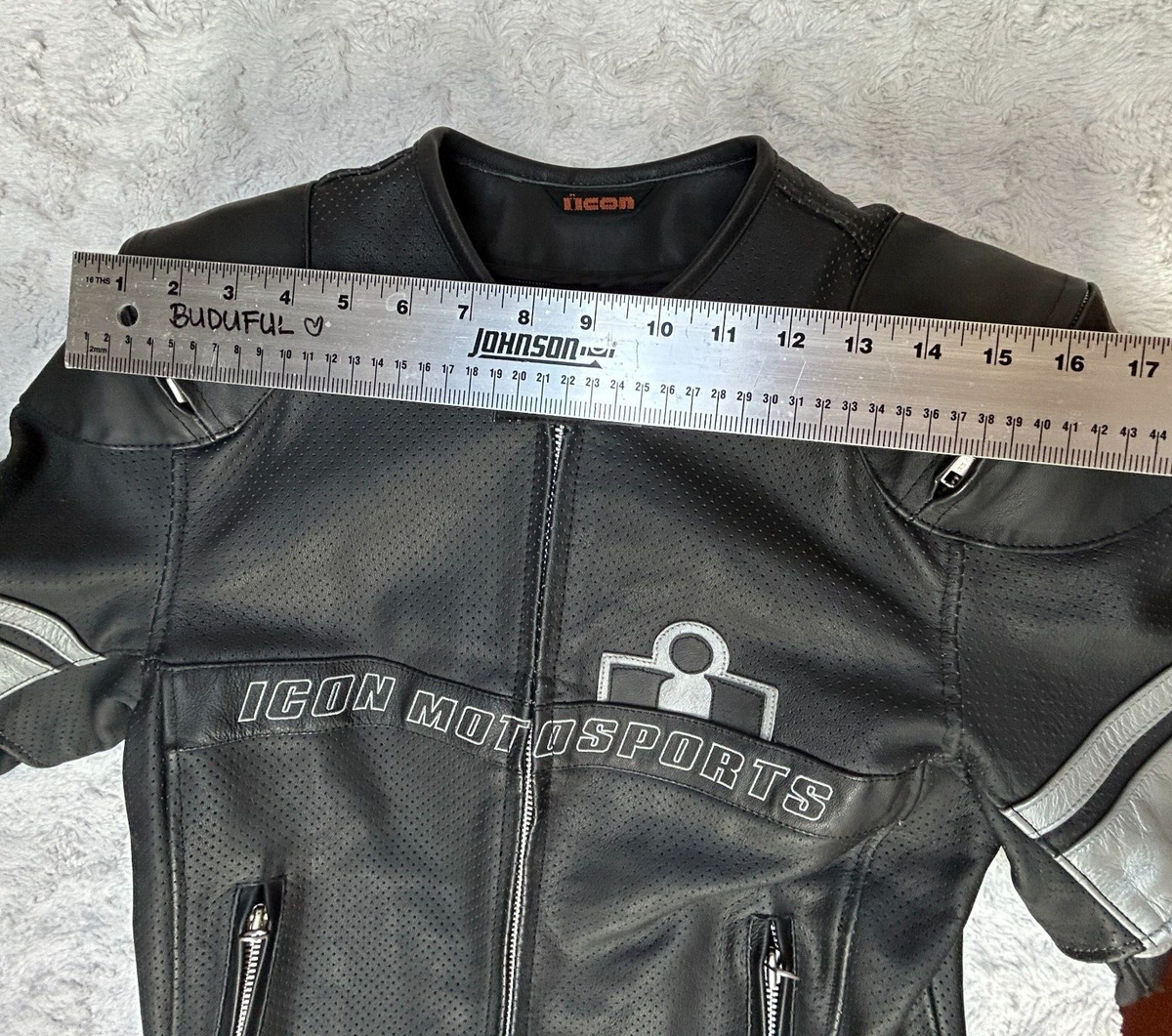 Icon Motorsports Women's Large Pursuit Jacket Armored Leather