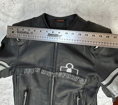 Icon Motorsports Women's Large Pursuit Jacket Armored Leather