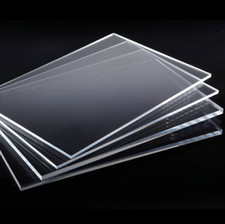 300x300x2mm - Clear Transparent Acrylic Perspex Plastic Sheet Panel UK Stock