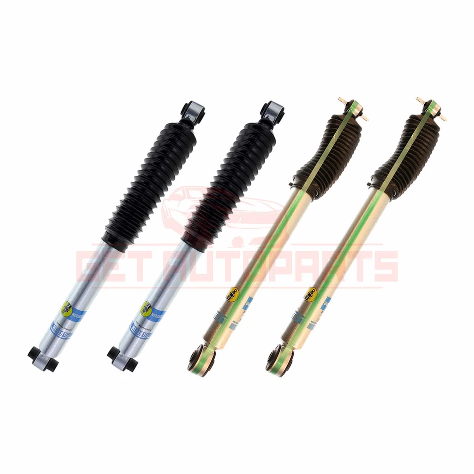 Комплект из 4 передних и задних подъемных амортизаторов Bilstein B8 5100 4-6 дюймов 2-4 дюйма для Chevy K1500 88-`99 - Изображение 2 из 4